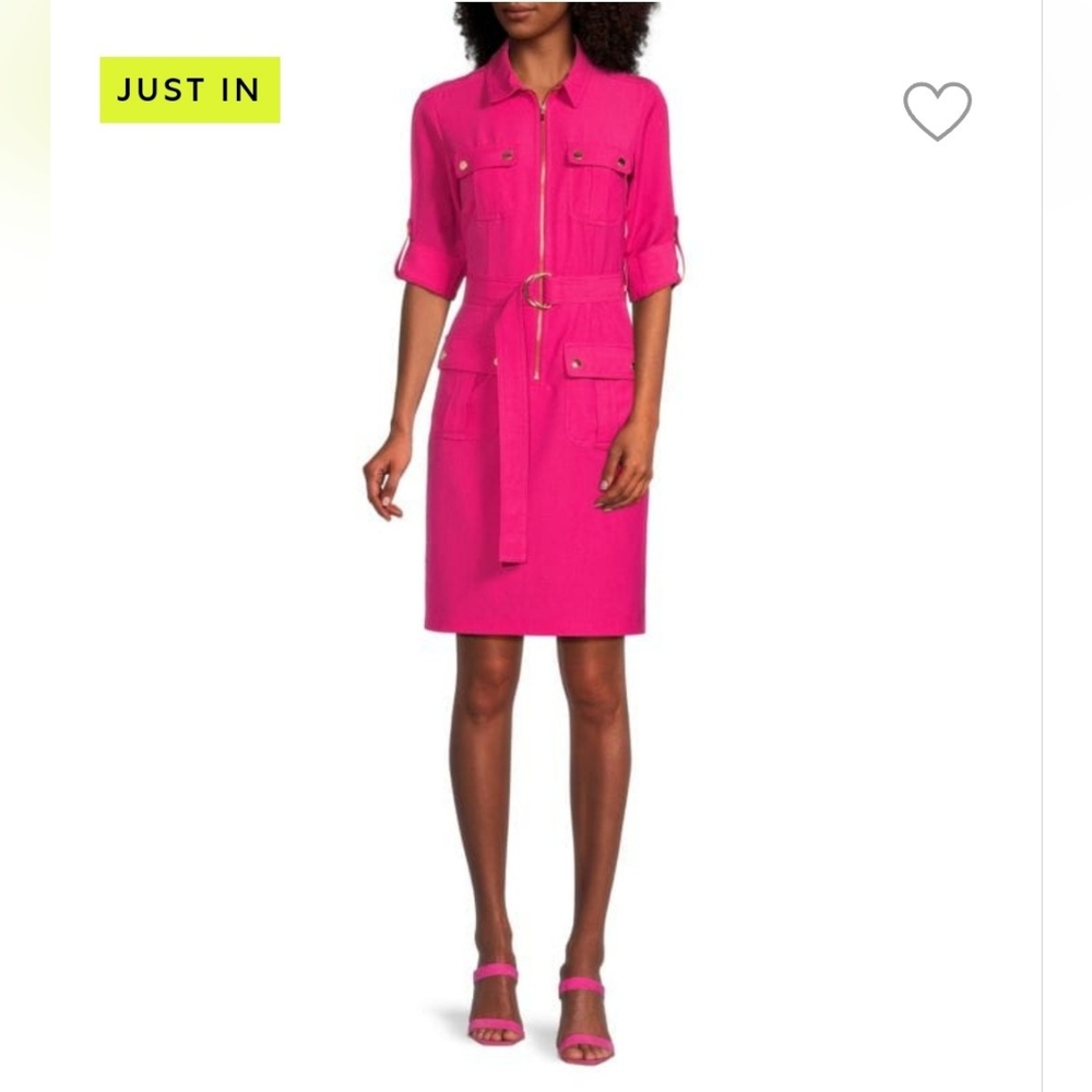 ***BRAND NEW*** Sharagano Women's Zip Front Shirtdress